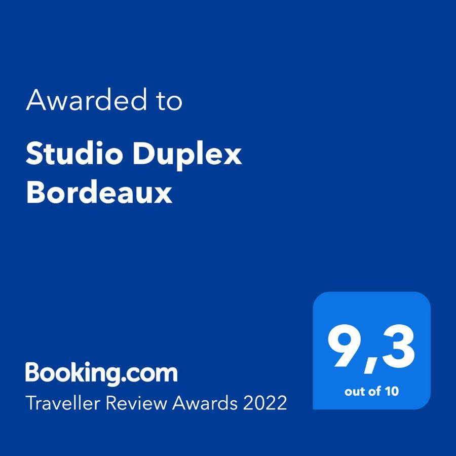 Studio En Duplex-Aircon-Terrasse-Parking-Calme Bordeaux Bagian luar foto