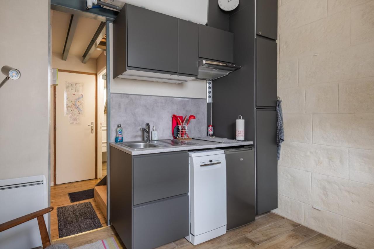 Studio En Duplex-Aircon-Terrasse-Parking-Calme Bordeaux Bagian luar foto